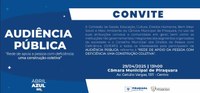 Convite - Audiência Pública Convite - Audiência Pública